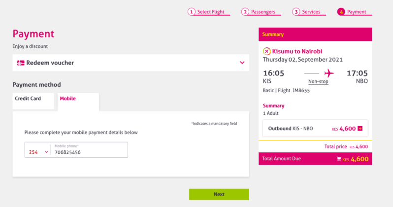 Jambojet Online Booking, How To Book Jambojet Plane Ticket Online